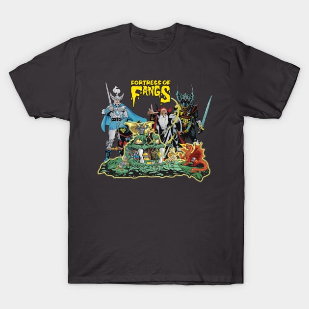 Fortress Of Fangs T-Shirt by Chewbaccadoll